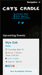 Mobile Screenshot of catscradle.com
